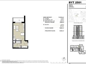 Pronájem bytu 1+kk, Praha - Hrdlořezy, V třešňovce, 40 m2