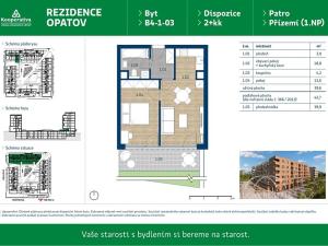 Pronájem bytu 2+kk, Praha - Chodov, Líbalova, 42 m2