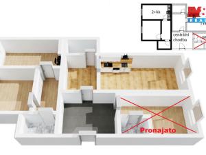 Pronájem kanceláře, Beroun - Beroun-Město, Košťálkova, 60 m2