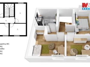 Prodej rodinného domu, Starý Vestec, 96 m2
