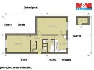 Prodej bytu 2+1, Sokolov, Švabinského, 59 m2