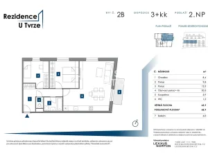 Prodej bytu 3+kk, Praha - Malešice, U tvrze, 69 m2