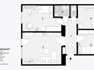 Prodej bytu 3+1, Slavkov u Brna, sídliště Nádražní, 88 m2