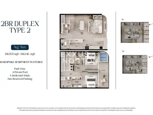 Prodej bytu 3+kk, Dubaj, Spojené arabské emiráty, 136 m2