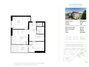 Prodej bytu 3+kk, Bobrovník, Slovensko, 63 m2