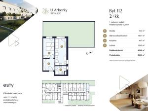 Prodej bytu 2+kk, Praha - Satalice, Za Novákovou zahradou, 43 m2