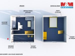 Prodej chaty, Nižbor - Stradonice, 35 m2