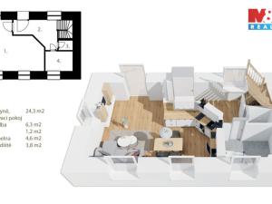 Prodej rodinného domu, Podlešín, 84 m2