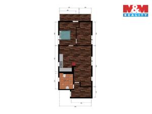 Pronájem bytu 3+kk, Mukařov - Srbín, Šípková, 72 m2