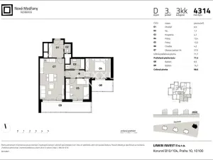 Prodej bytu 3+kk, Praha - Modřany, Zlochova, 77 m2