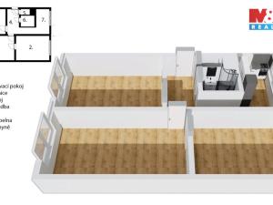 Prodej bytu 3+1, Počátky, Lipárky, 69 m2
