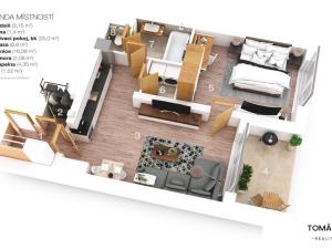 Pronájem bytu 2+kk, Hradec Králové - Věkoše, V. J. Kašpara, 54 m2