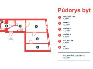 Pronájem bytu 3+kk, Praha - Žižkov, Lupáčova, 57 m2