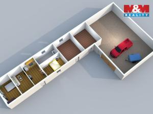 Prodej rodinného domu, Žiželice - Loukonosy, 66 m2