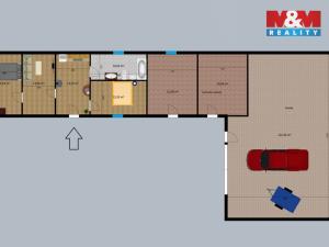 Prodej rodinného domu, Žiželice - Loukonosy, 66 m2