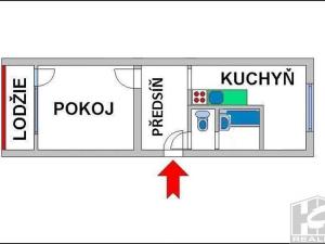 Prodej bytu 1+1, Jiřetín pod Bukovou, 41 m2