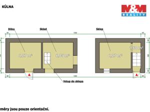 Prodej rodinného domu, Zdice, Husova, 47 m2