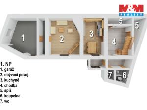 Prodej rodinného domu, Deštná, Stránská, 100 m2
