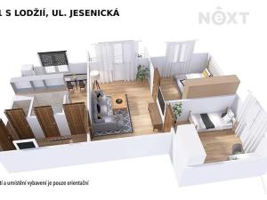 Pronájem bytu 3+1, Šumperk, Vrchlického, 60 m2
