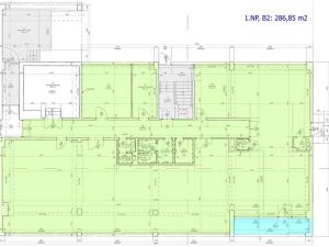 Pronájem kanceláře, Praha - Prosek, Litvínovská, 309 m2