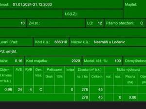 Prodej lesa, Ločenice, 16414 m2