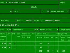 Prodej lesa, Ločenice, 16414 m2
