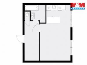 Prodej bytu 1+kk, Opočno, Pohořská, 40 m2