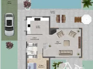 Prodej vily, Agios Amvrosios Keryneias, Kypr, 154 m2
