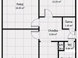 Prodej bytu 3+1, Šumperk, Čajkovského, 74 m2