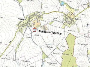 Prodej podílu pole, Počenice-Tetětice, 930 m2