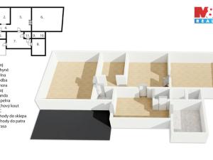 Prodej chalupy, Choustník - Kajetín, 105 m2