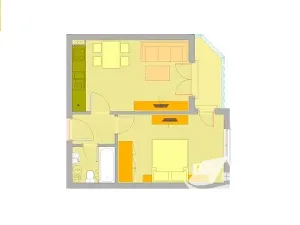 Prodej bytu 2+kk, Bjala, Bulharsko, 46 m2