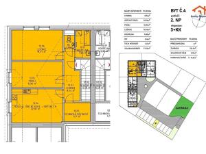 Prodej bytu 3+kk, Jílovice, 77 m2