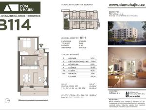 Prodej bytu 2+kk, Brno, Ukrajinská, 49 m2