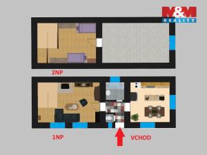 Prodej rodinného domu, Svojšice - Nová Ves III, 86 m2