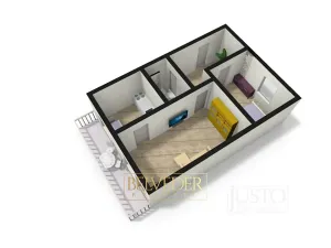 Prodej bytu 2+1, Bílina, Aléská, 48 m2