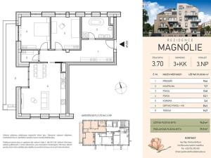 Prodej bytu 3+kk, Praha - Vysočany, U vysočanského pivovaru, 76 m2