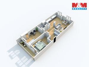 Prodej bytu 3+1, Krupka - Maršov, Dukelských hrdinů, 68 m2