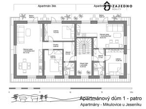 Prodej bytu 2+kk, Mikulovice, 41 m2