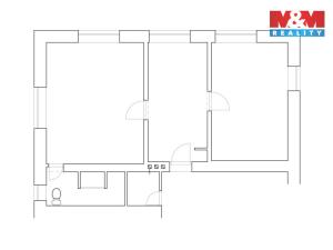 Prodej bytu 2+1, Újezd pod Troskami, 65 m2