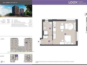 Pronájem bytu 1+kk, Praha - Prosek, Litoměřická, 35 m2