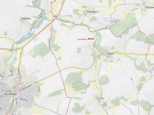 Dražba pozemku, Olešná, 386 m2