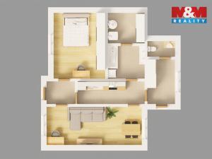 Prodej rodinného domu, Oleška - Krymlov, 66 m2