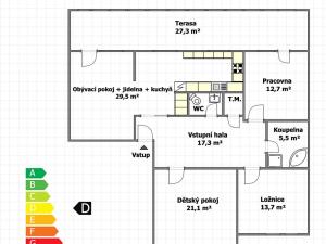 Prodej bytu 4+kk, Brno, Vyhlídka, 129 m2