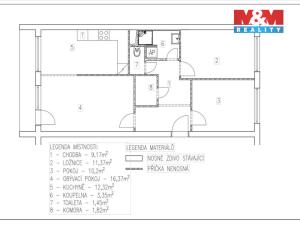Pronájem bytu 3+kk, Praha - Strašnice, Pod strání, 71 m2