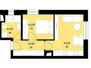 Pronájem bytu 2+kk, Praha - Chodov, K dubu, 38 m2
