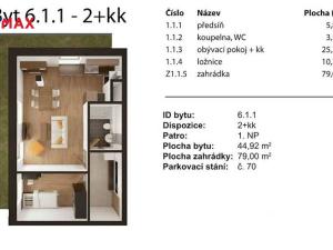 Pronájem bytu 2+kk, Čeladná, 45 m2