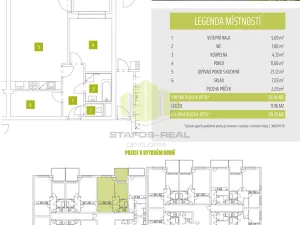 Pronájem bytu 2+kk, Olomouc, Janského, 59 m2