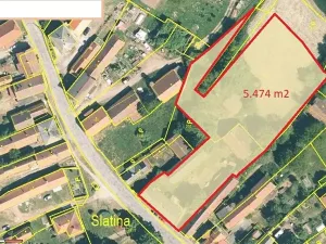 Prodej pozemku pro bydlení, Slatina, 5474 m2