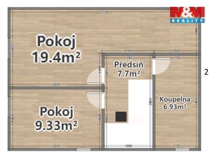 Pronájem rodinného domu, Tetín, 82 m2